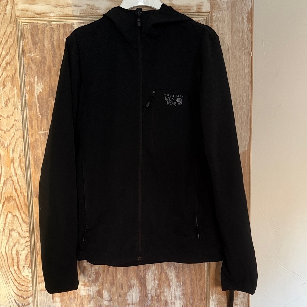 Mountain Hardwear Men's Performance Black Jacket Hooded